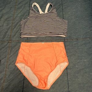 High waisted bikini set